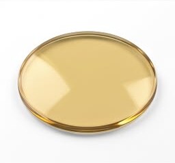 Pale amber lens representing a night-driving option